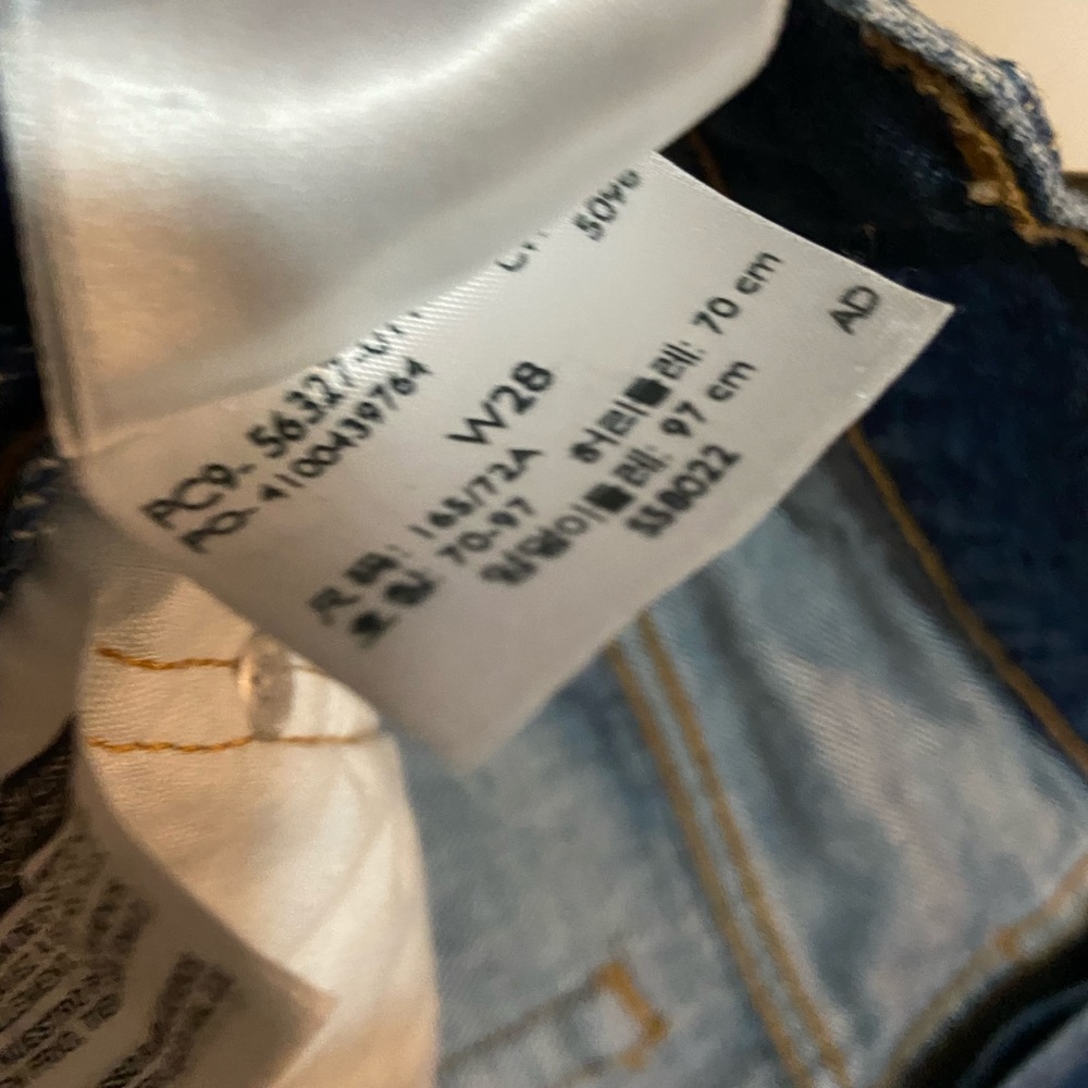 501 Denim Levi cut off shorts - Picture 4 of 4